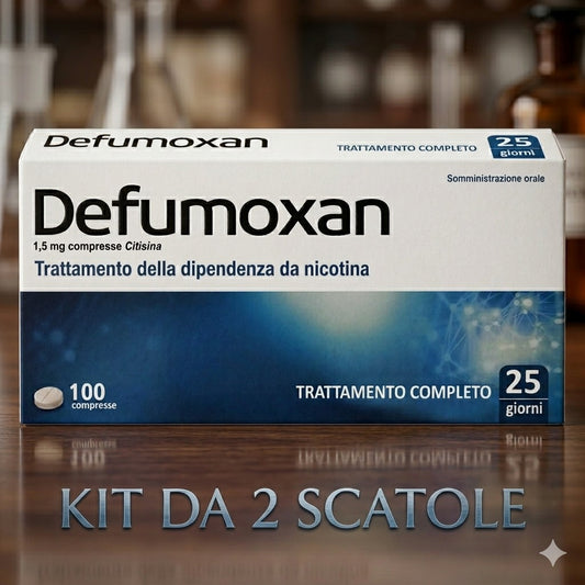 2 CONFEZIONI DI DEFUMOXAN DA 100 COMPRESSE - DEFUMOXAN - SMETTERE DI FUMARE IN POCHI GIORNI